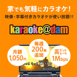 �Ƃł��C�y�ɃJ���I�P�I�f���E�����t���J���I�P������������I�Ikaraoke@dam