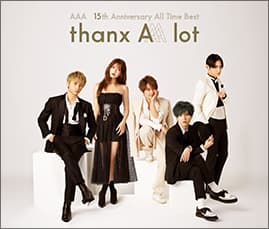 アルバム『AAA 15th Anniversary All Time Best -thanx AAA lot-』通常盤