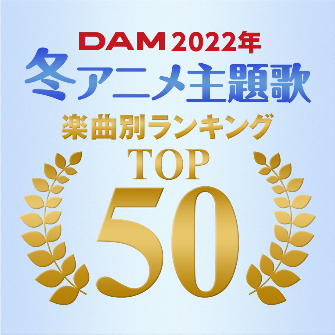 2022年冬アニメ主題歌のカラオケランキングTOP50発表！