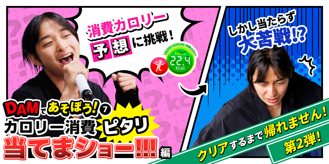 Damであそぼう カロリー消費ピタリ当てまショー 編 カラオケdam