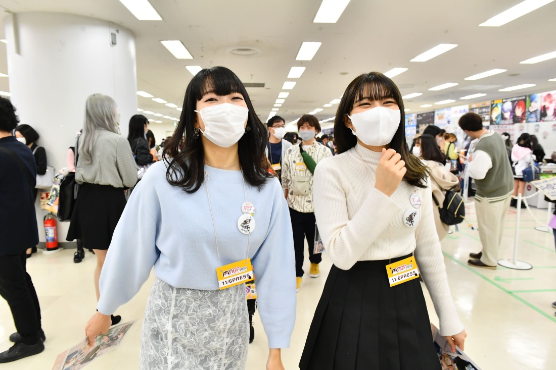 各エリアを大満喫して笑顔の鼻炎ノ助(左)みずほ(右)