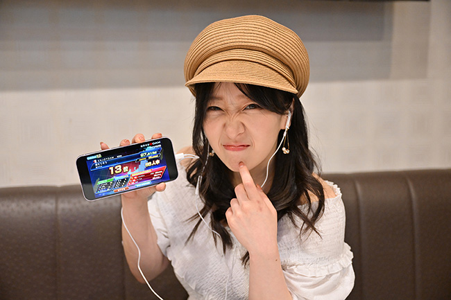 高得点でも納得のいかない様子の中冨 杏子(なかとみ あんこ)さん